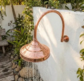 Round Copper Shower Head – Indoor & Outdoor Rain Showerhead